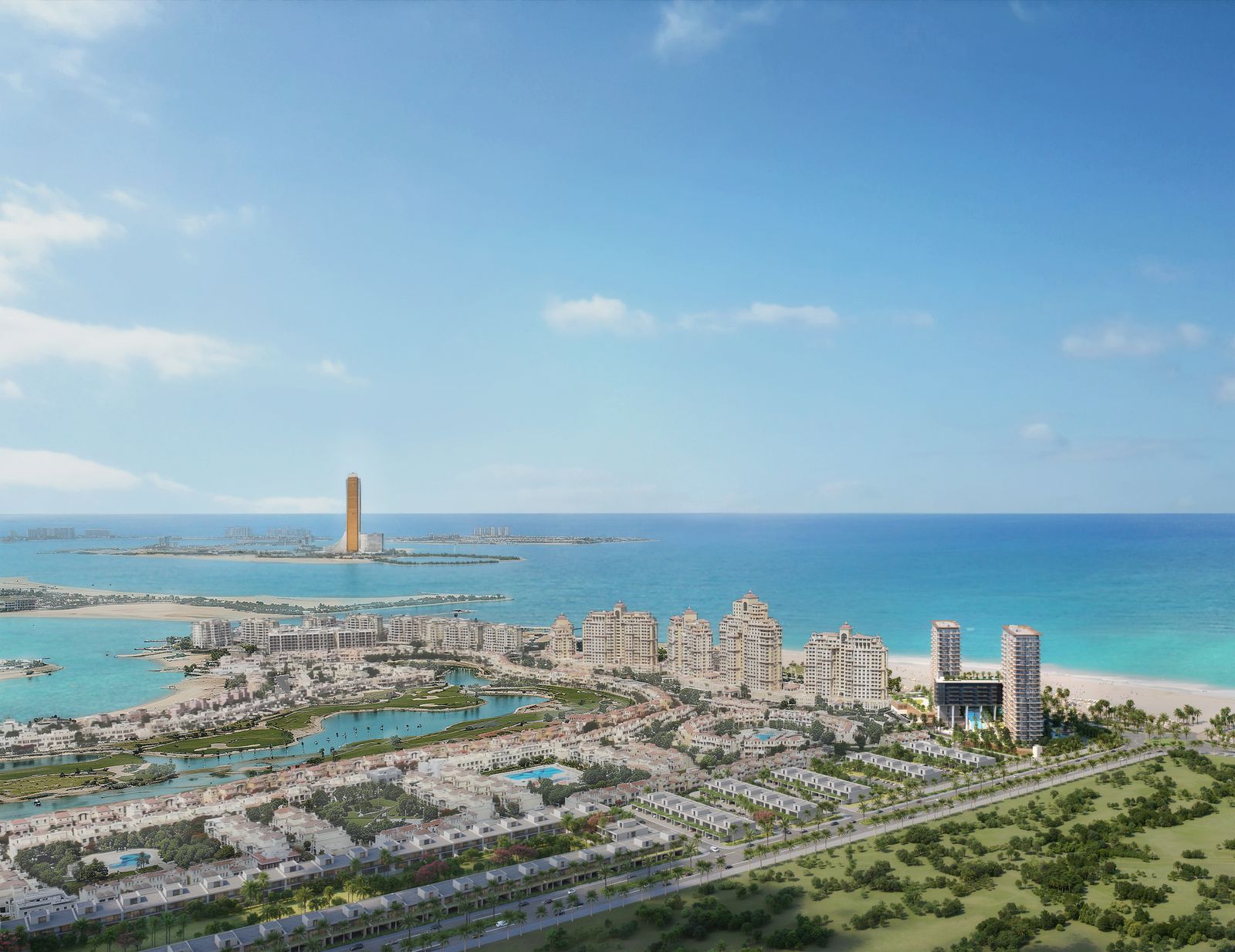 Vue aérienne d'Al Hamra Village